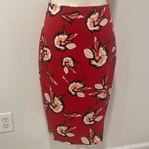 DVF Floral Skirt